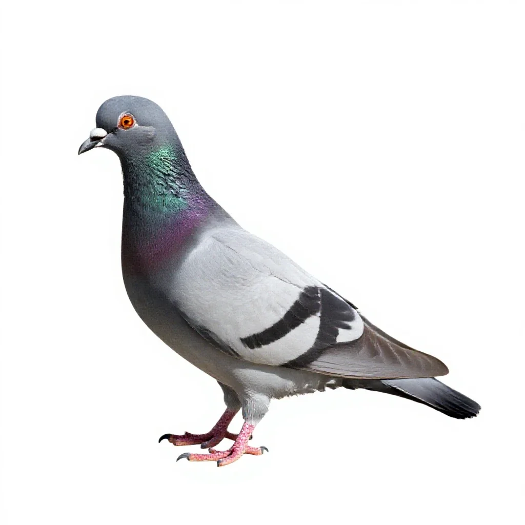 Squab isolated on a white background