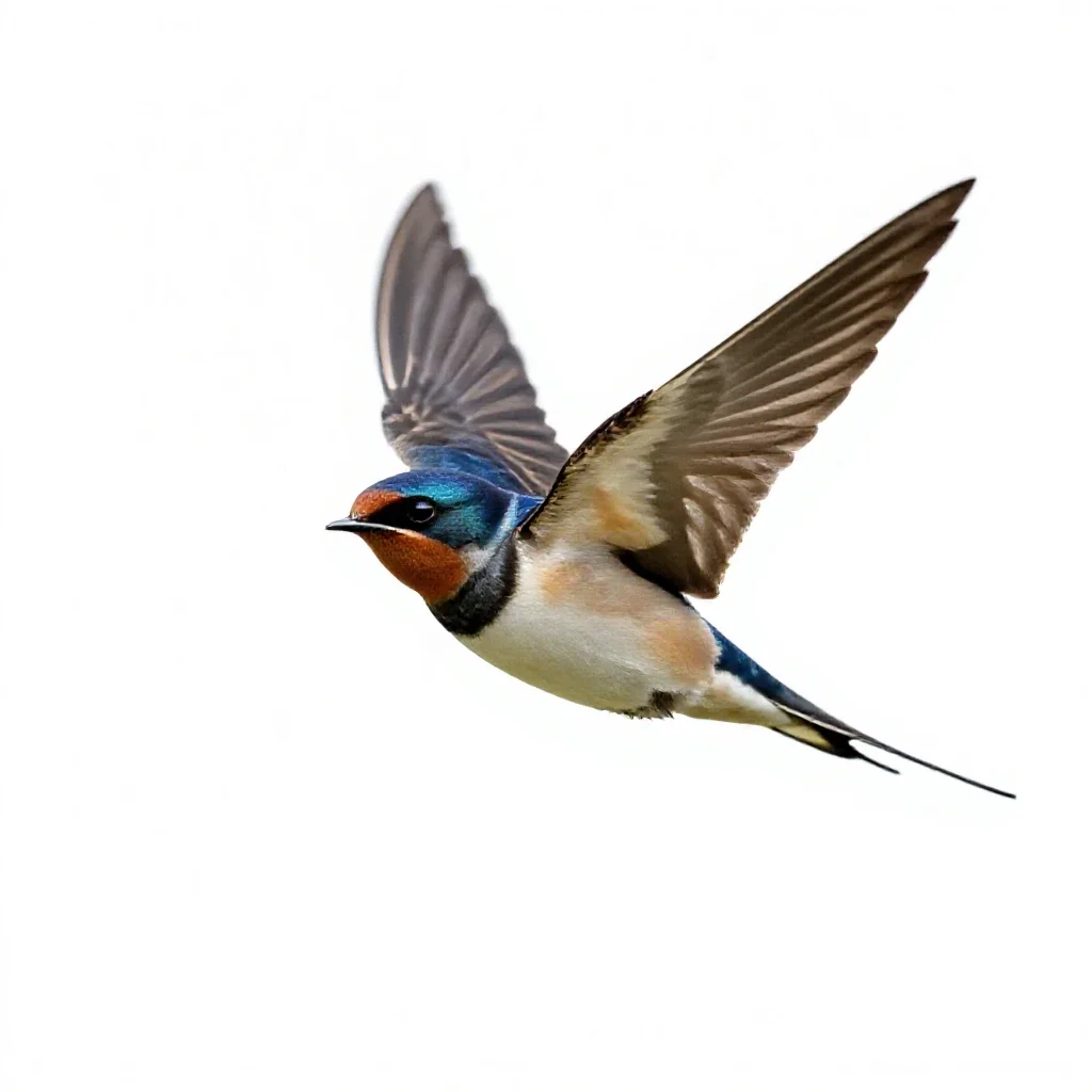 Swift isolated on a white background