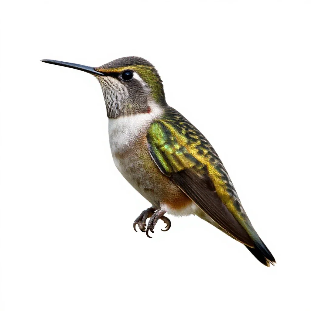 Thornbill isolated on a white background
