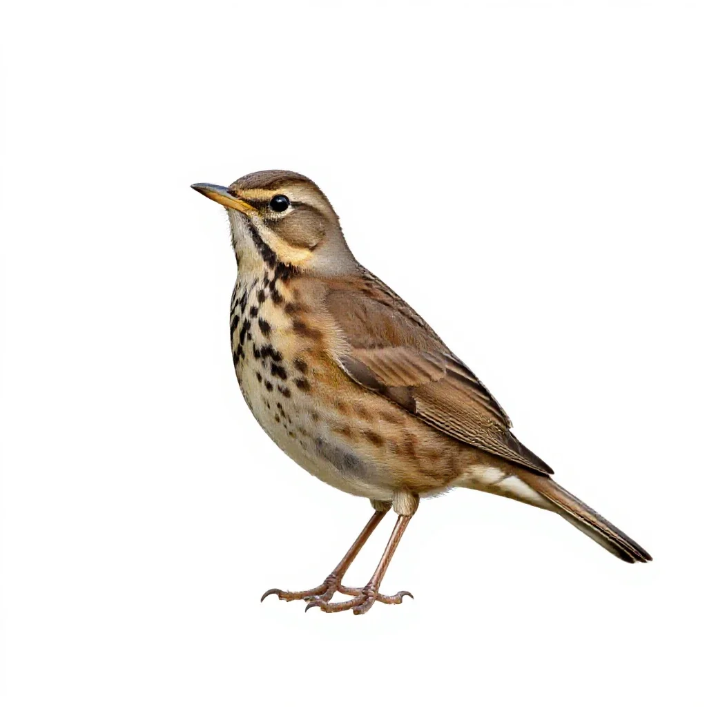 Thrush isolated on a white background
