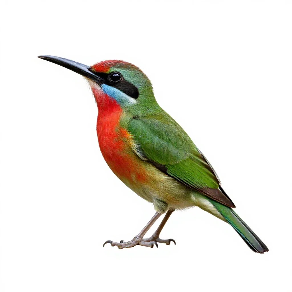 Tody isolated on a white background