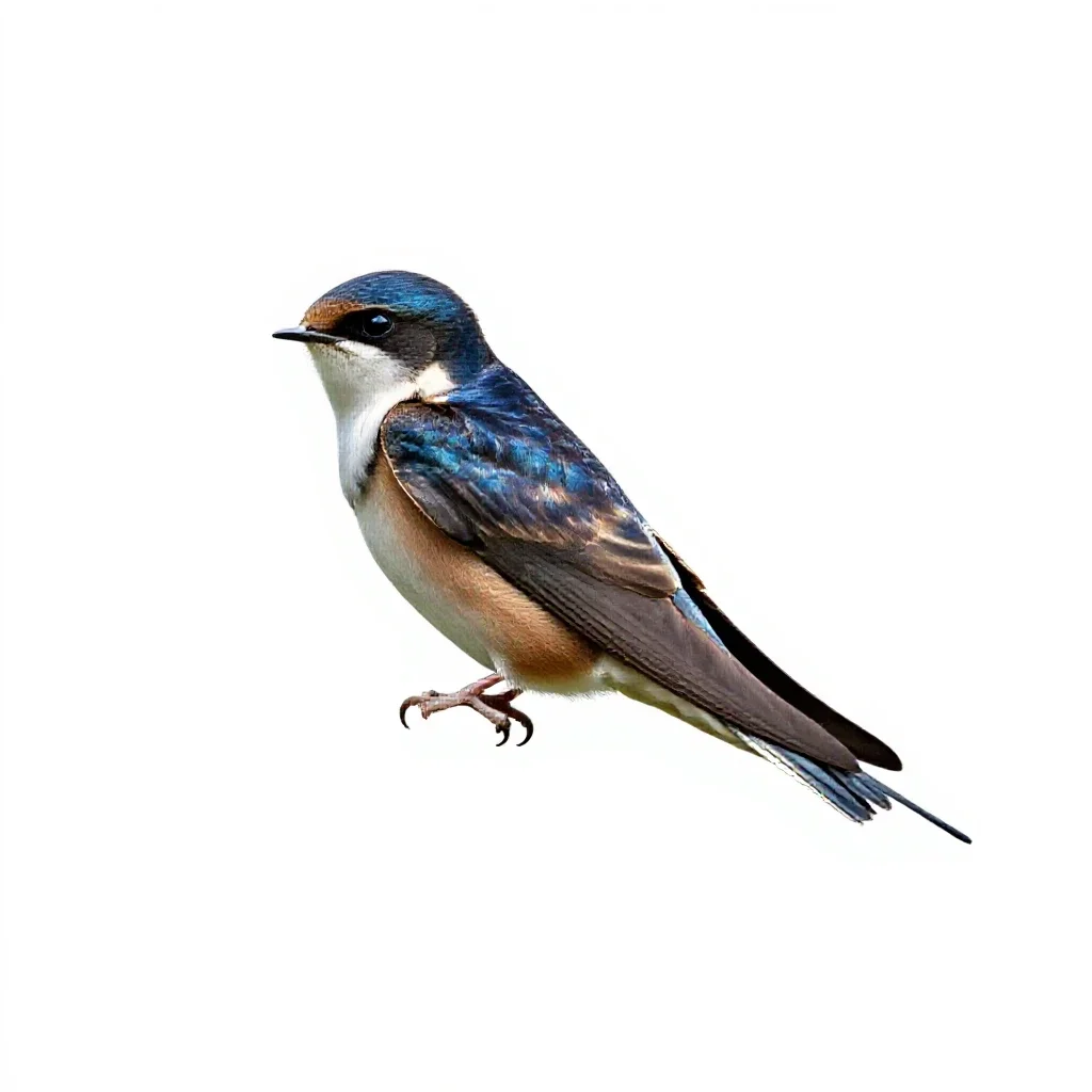 Tree swift isolated on a white background