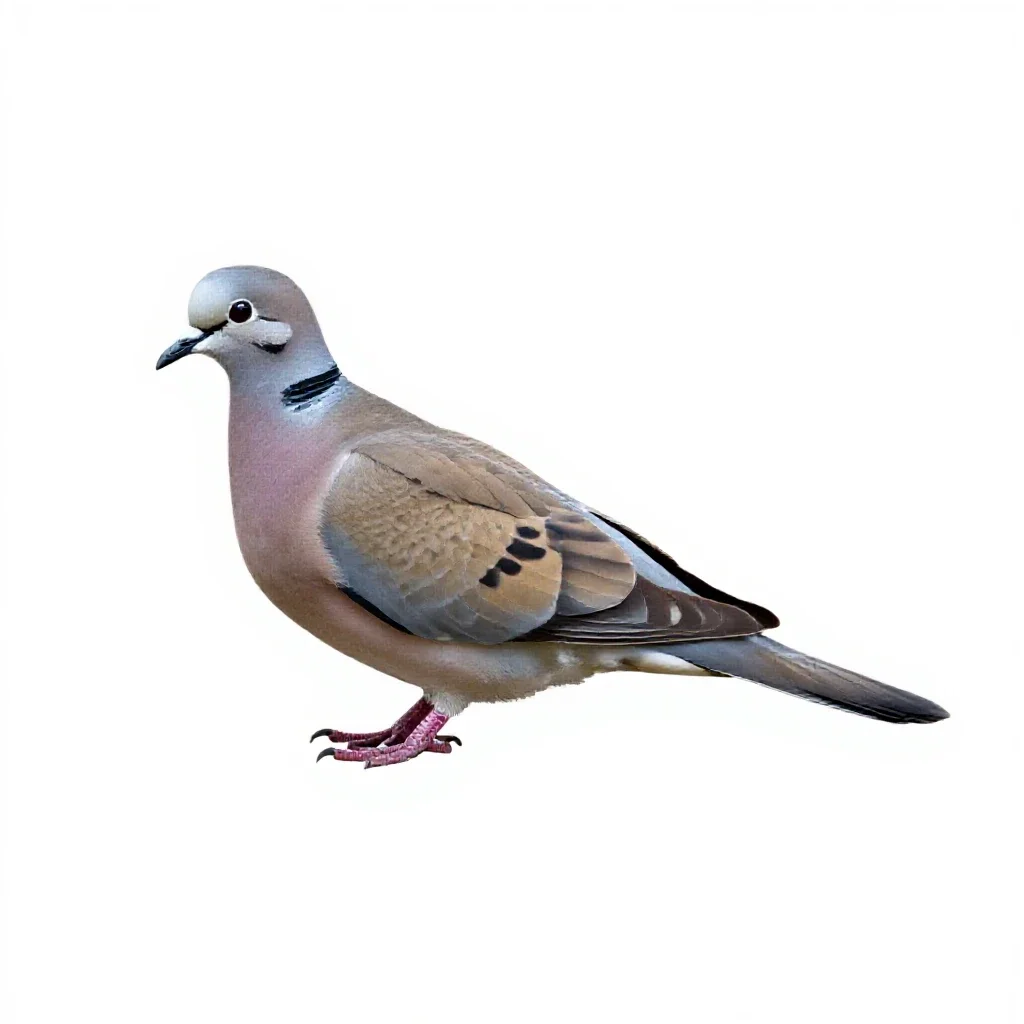 Turtledove isolated on a white background