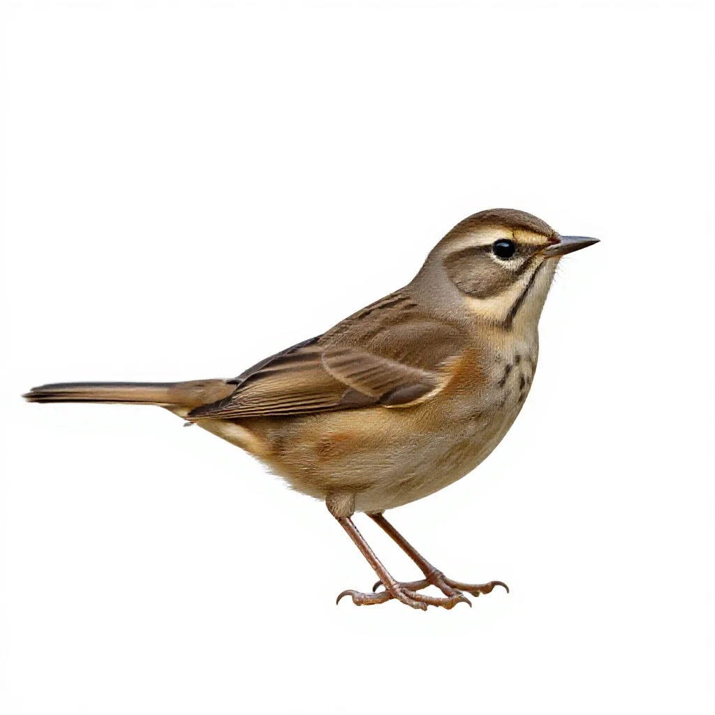 Veery isolated on a white background