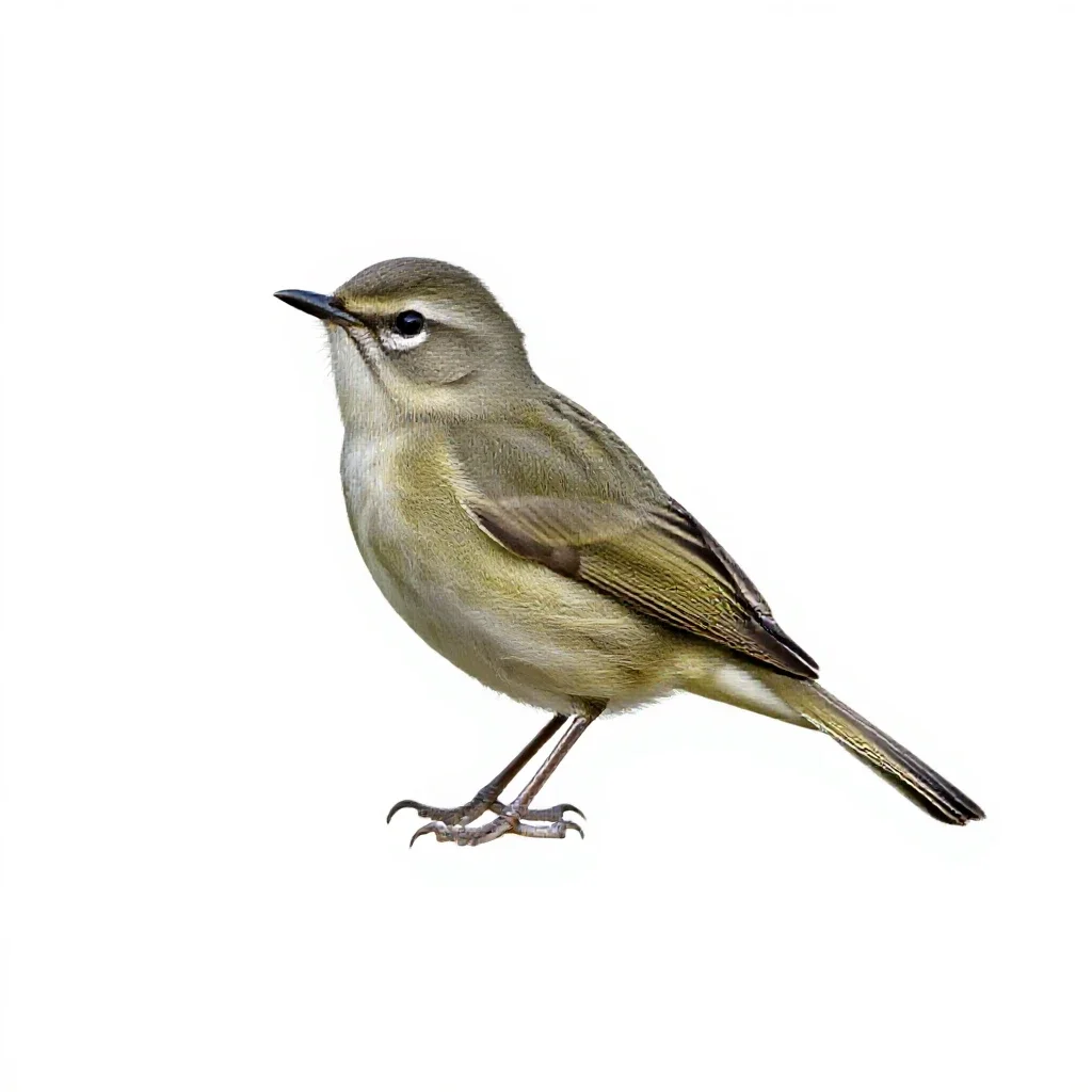 Vireo isolated on a white background