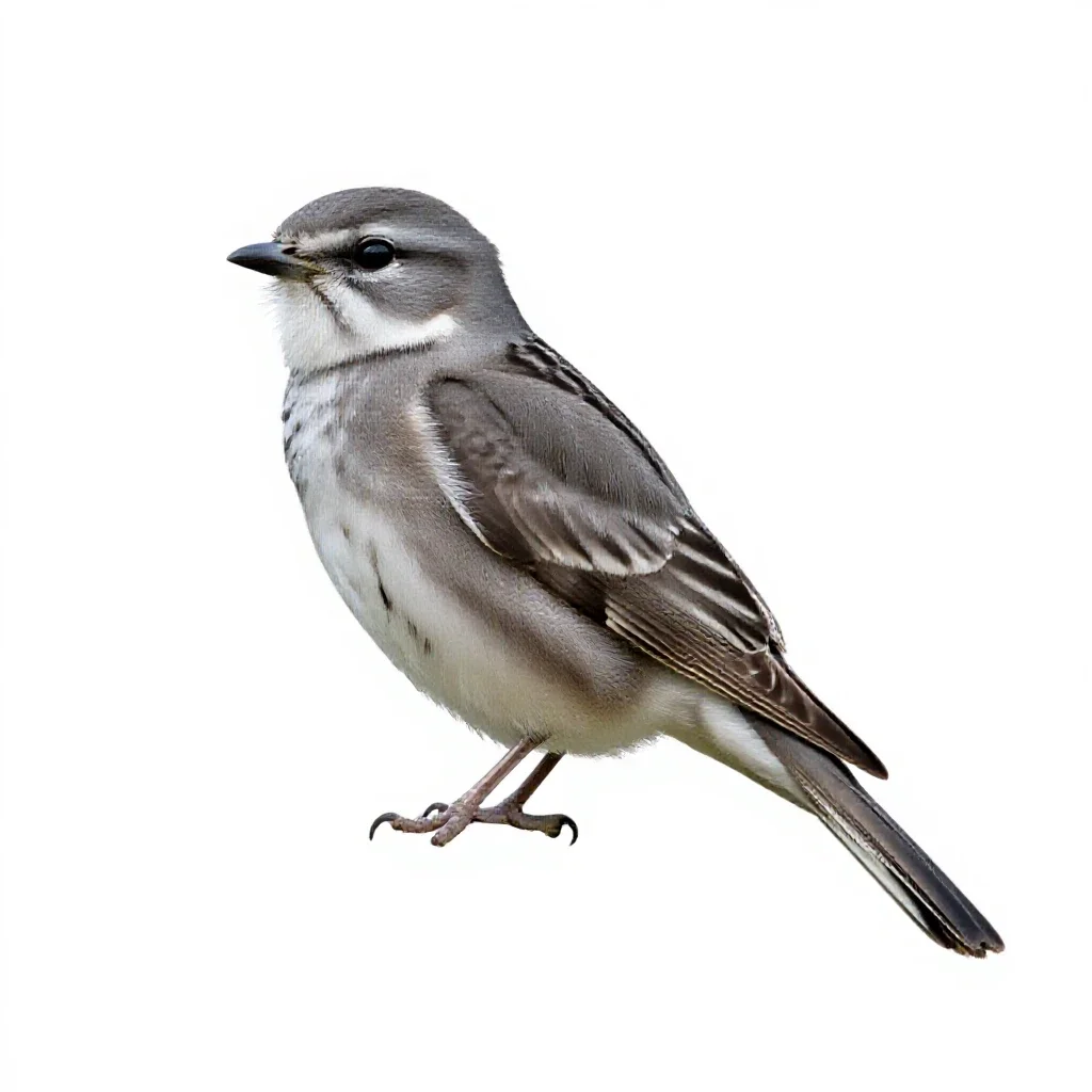 Whippoorwill isolated on a white background