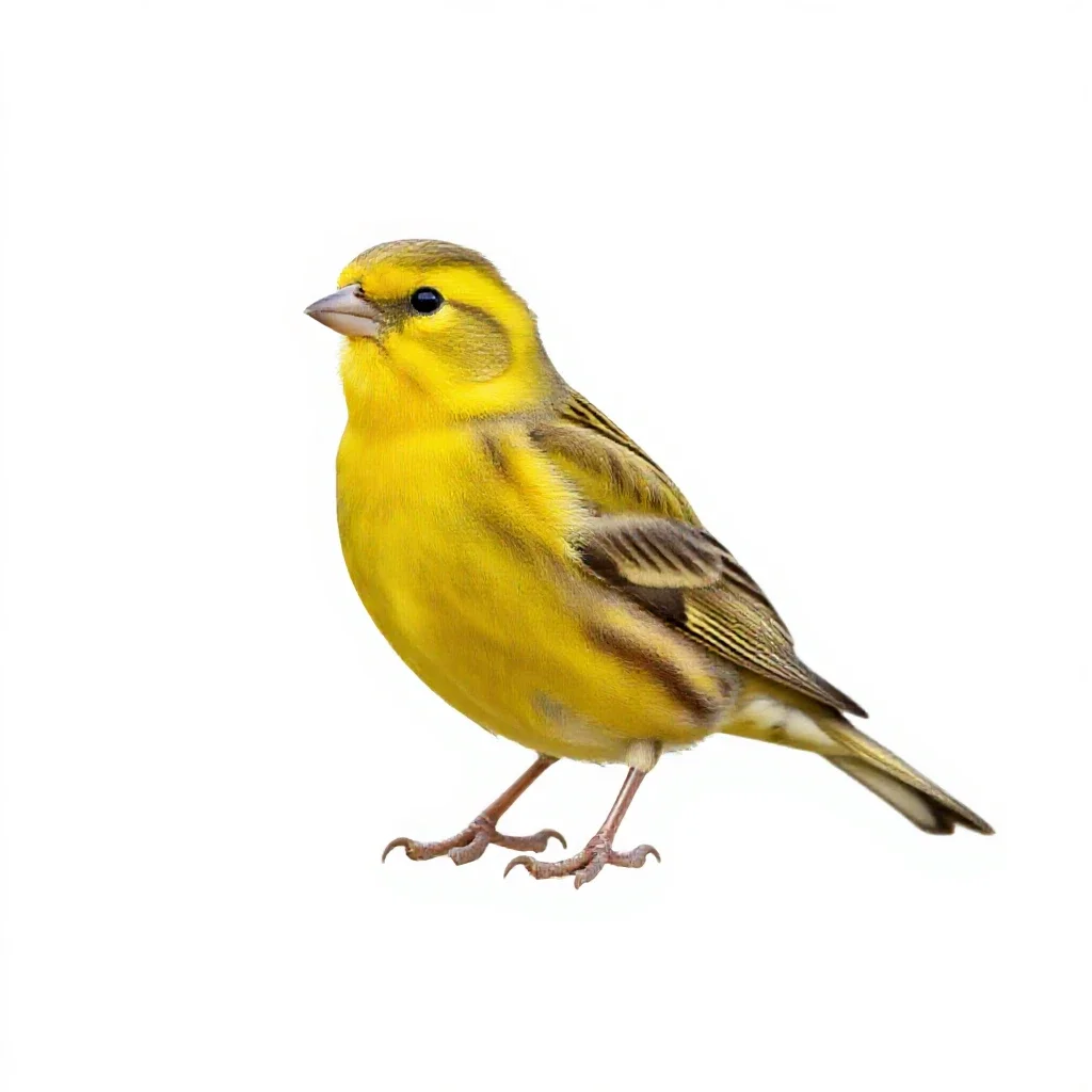 Yellowhammer isolated on a white background