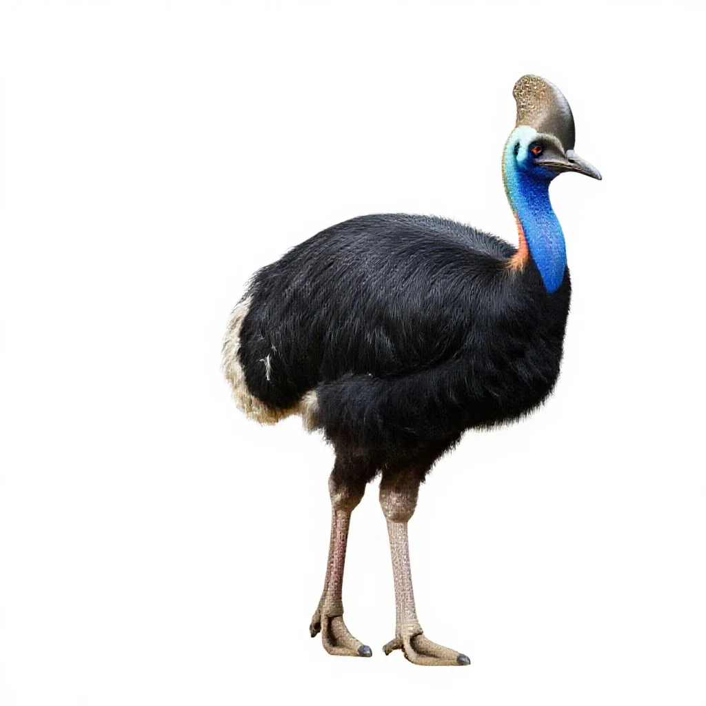 Elephant bird isolated on a white background