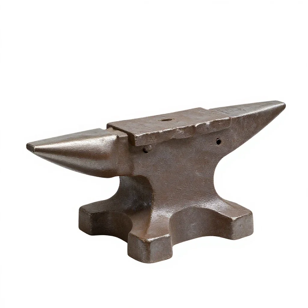 Cobbler's anvil isolated on a white background
