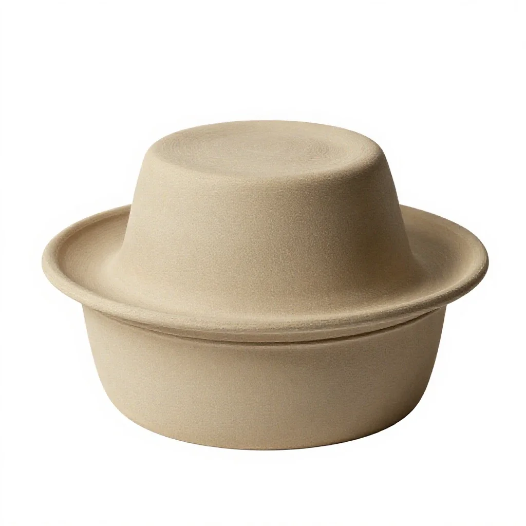 Hat box isolated on a white background