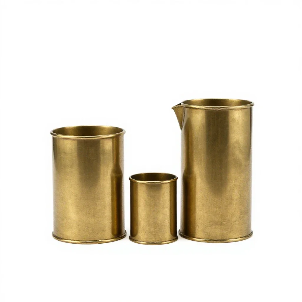 Horse brass set isolated on a white background