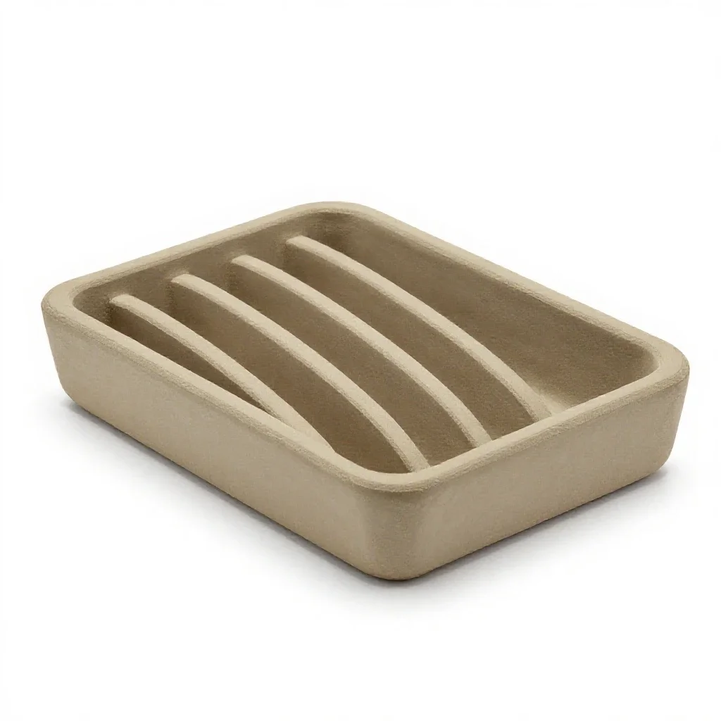 Linotype slug tray isolated on a white background