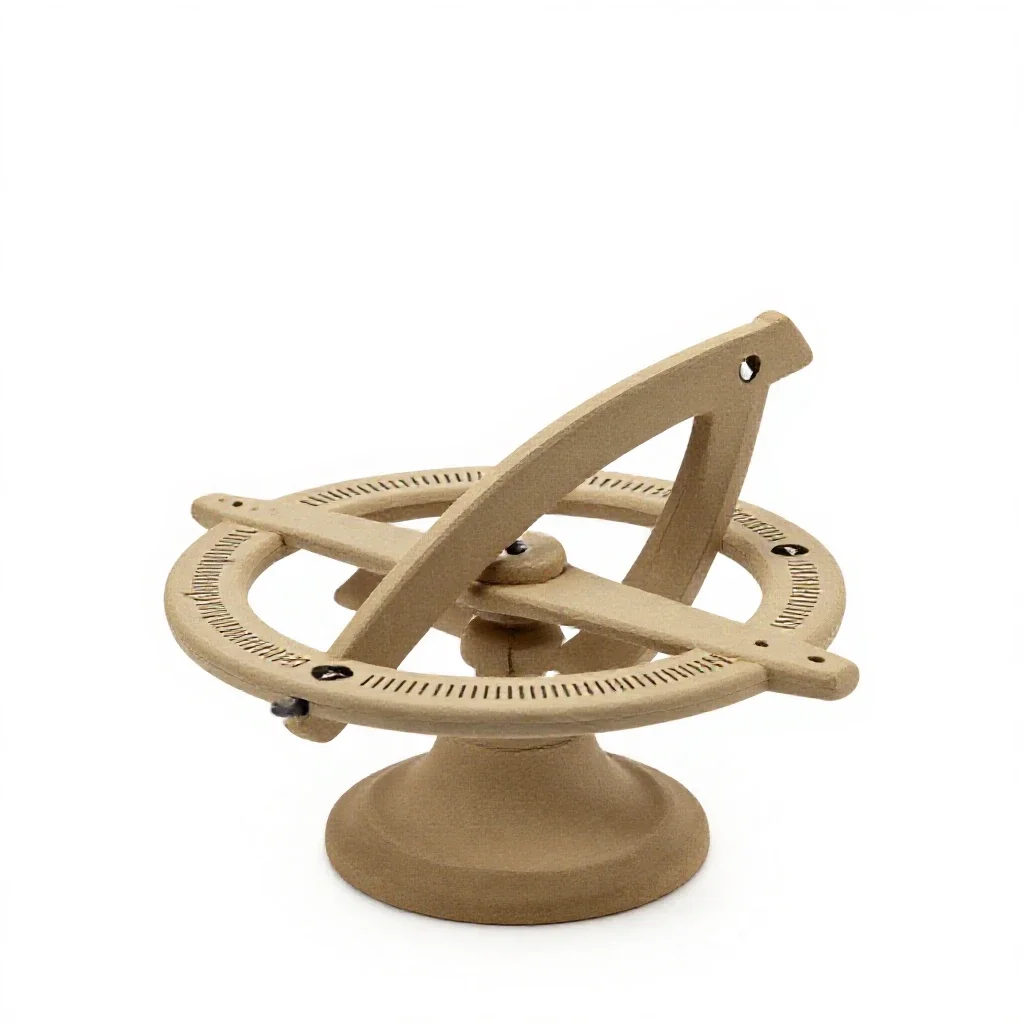 Astrolabe isolated on a white background