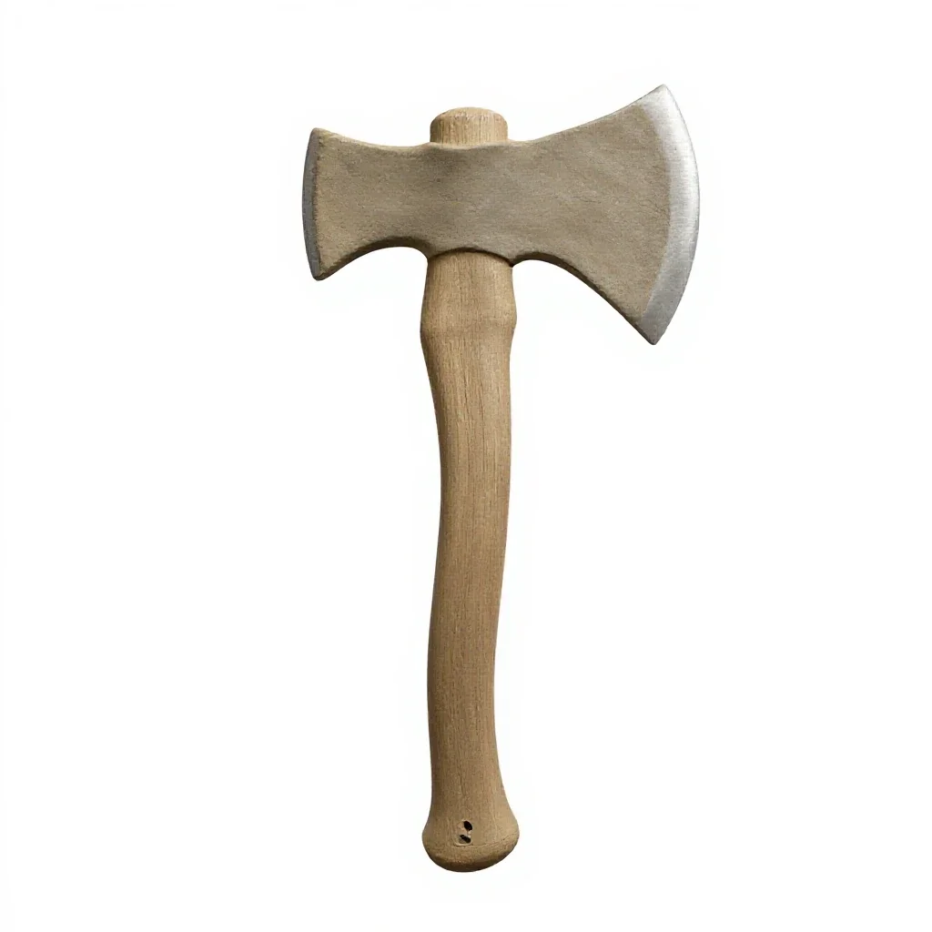 Battle axe isolated on a white background