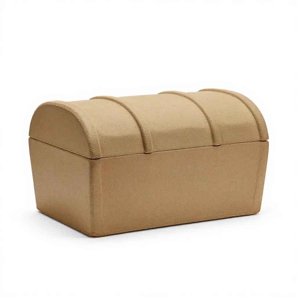 Treasure chest isolated on a white background