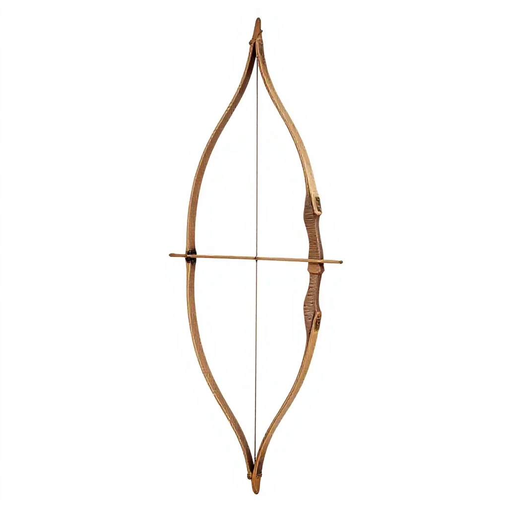 Elven bow isolated on a white background