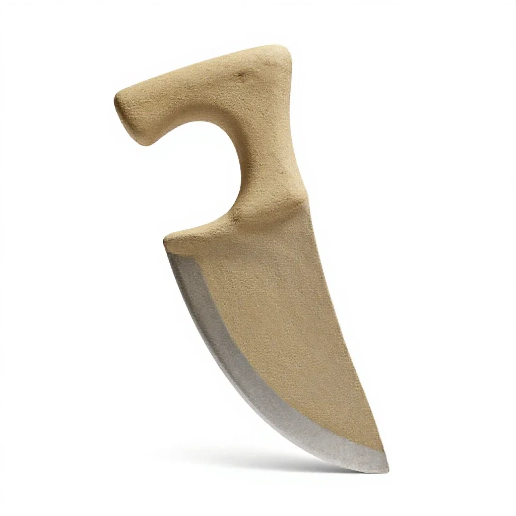 Orcish cleaver isolated on a white background