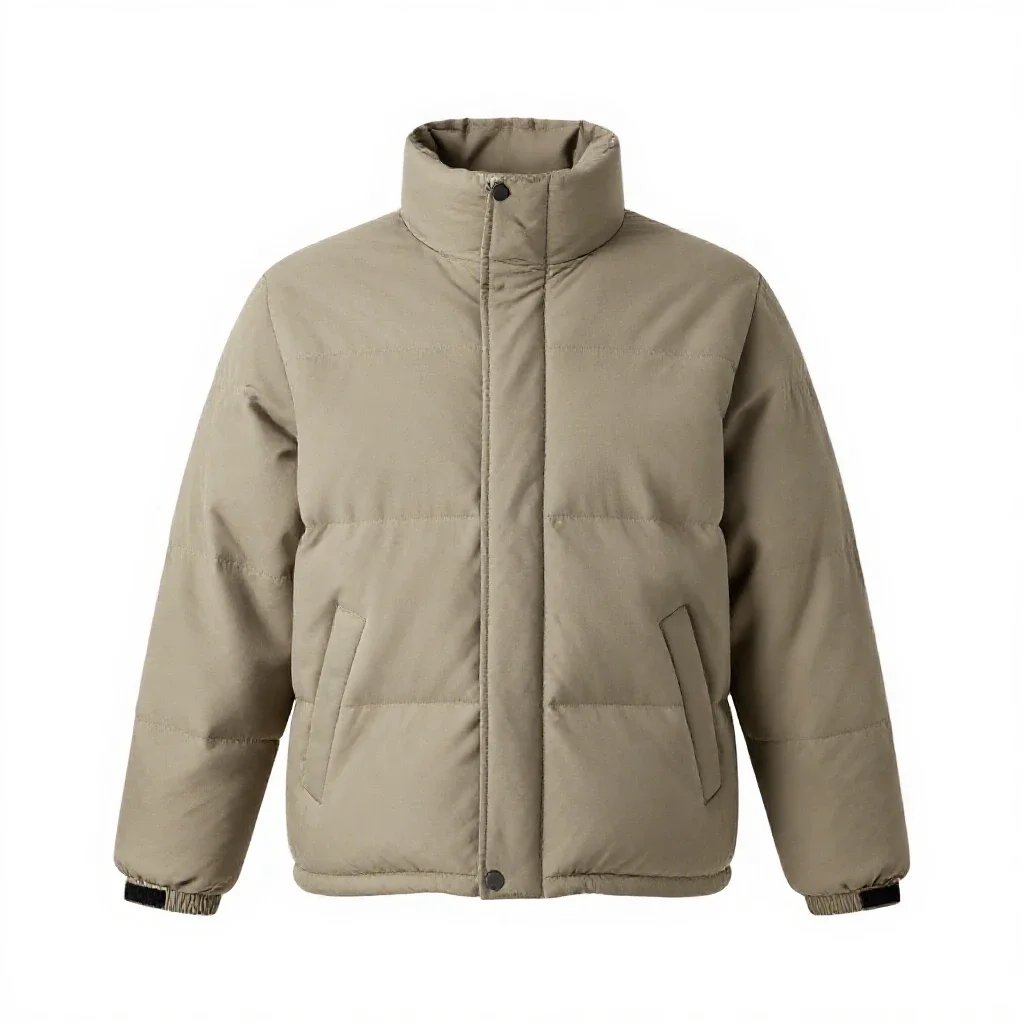 Puffer jacket isolated on a white background