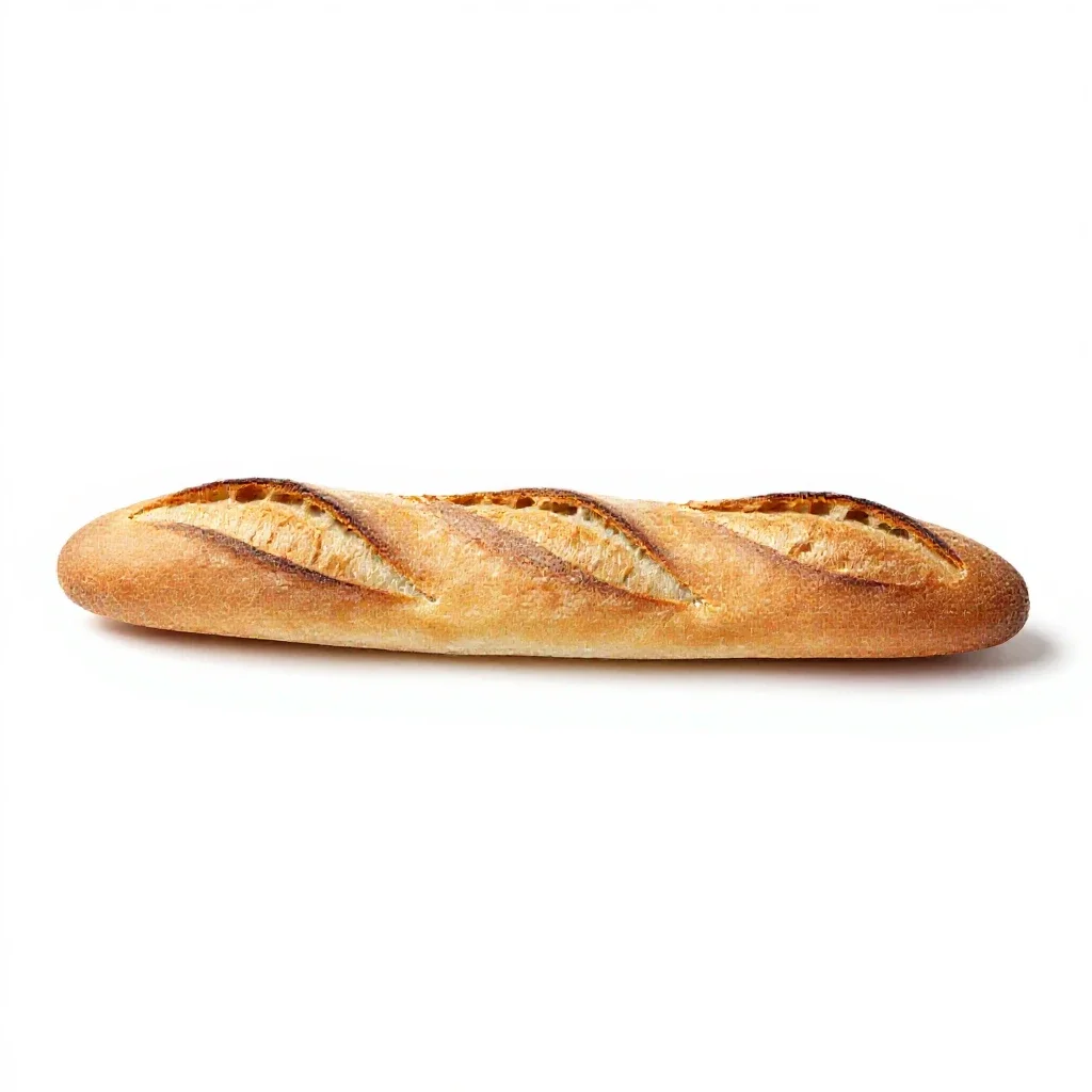 Baguette isolated on a white background