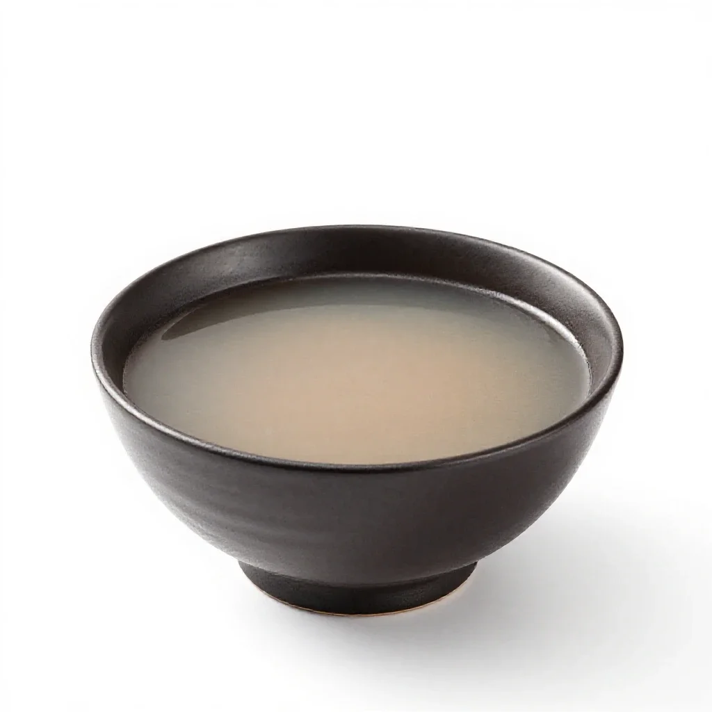 Bowl of pho isolated on a white background