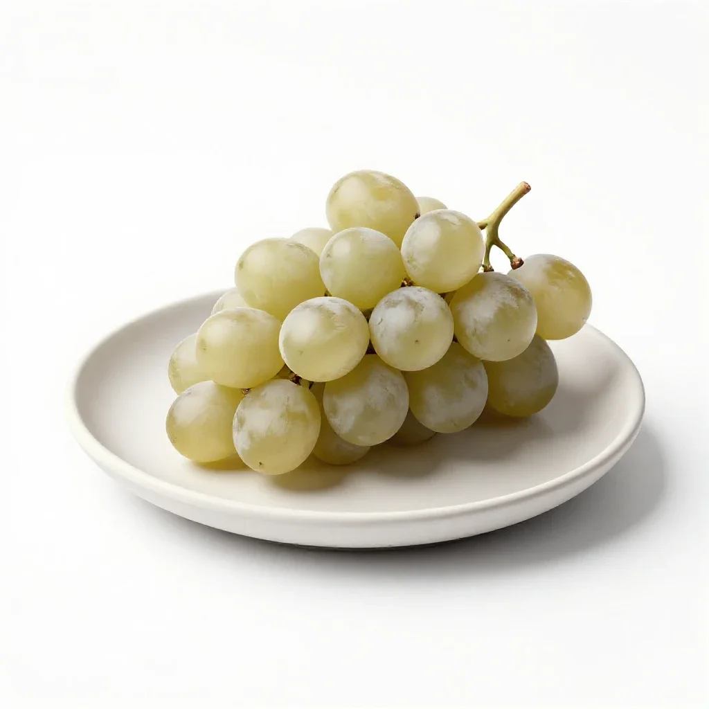 Bunch of grapes isolated on a white background