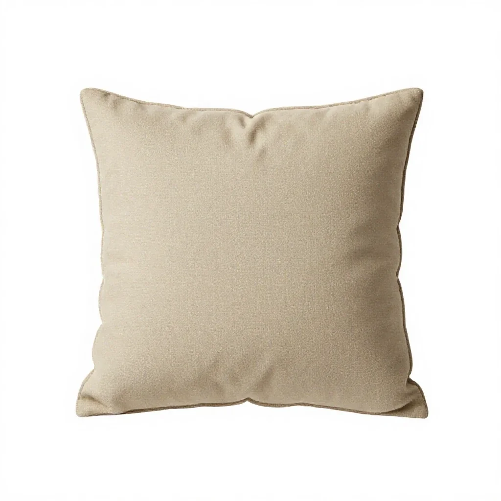 Floor cushion isolated on a white background