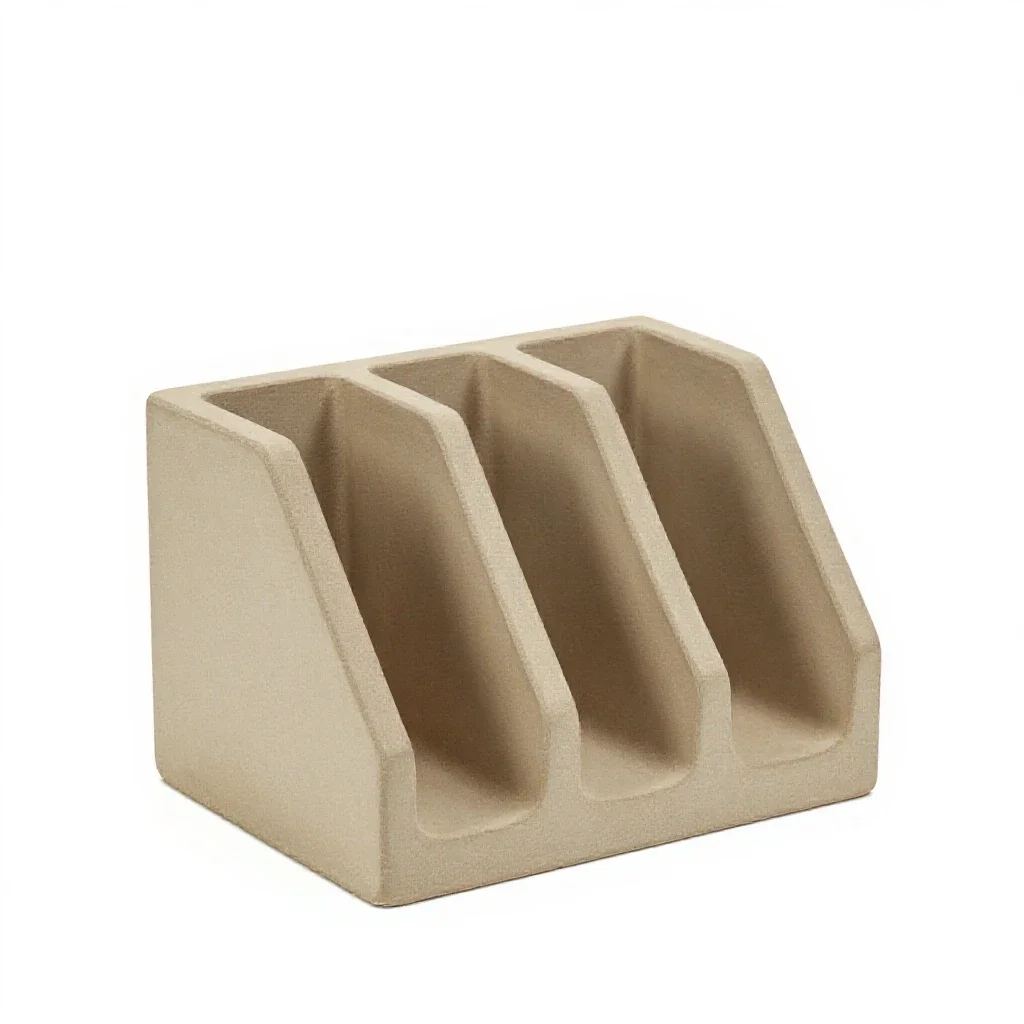 Magazine rack isolated on a white background