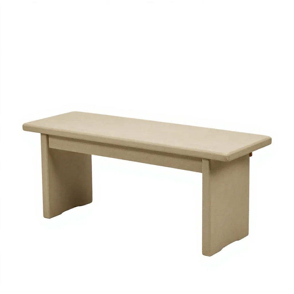 Piano bench isolated on a white background