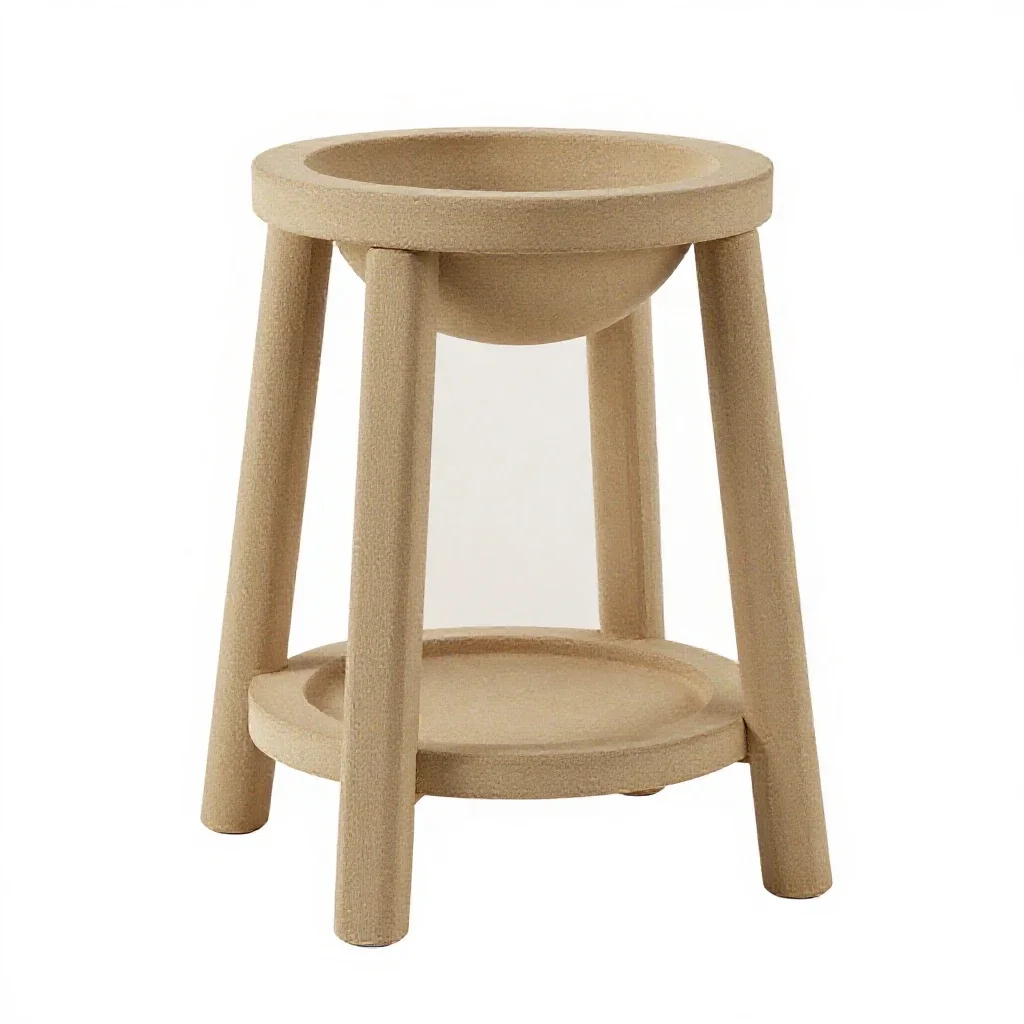 Plant stand isolated on a white background