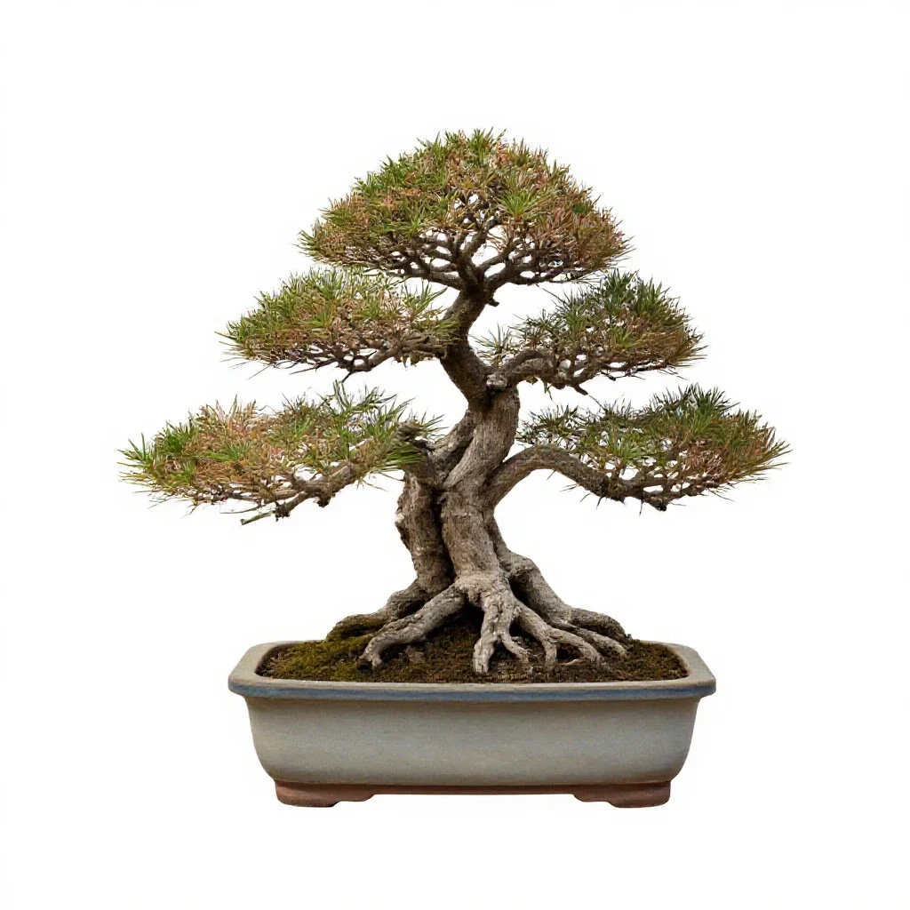 Bonsai training kit isolated on a white background