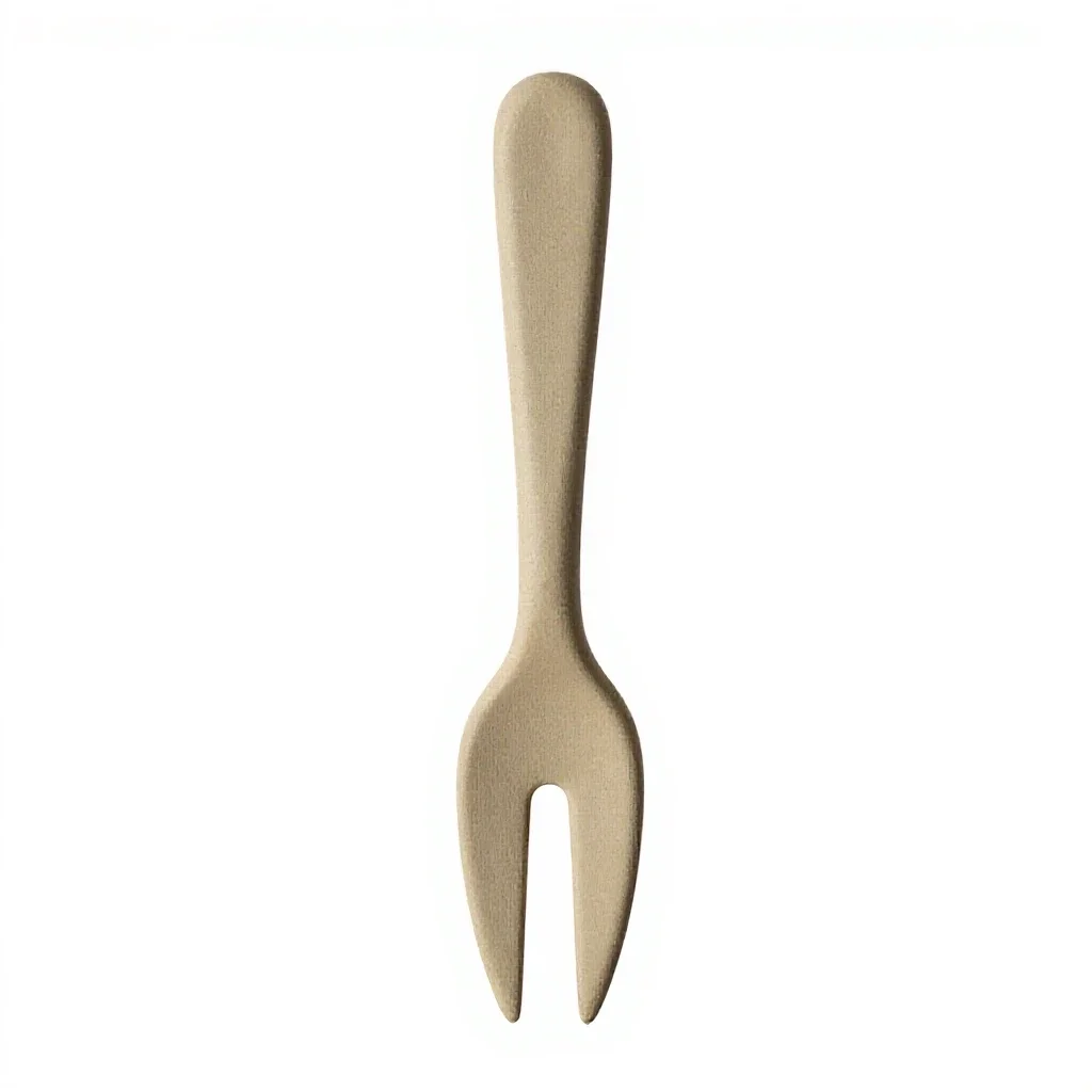 Hand fork isolated on a white background