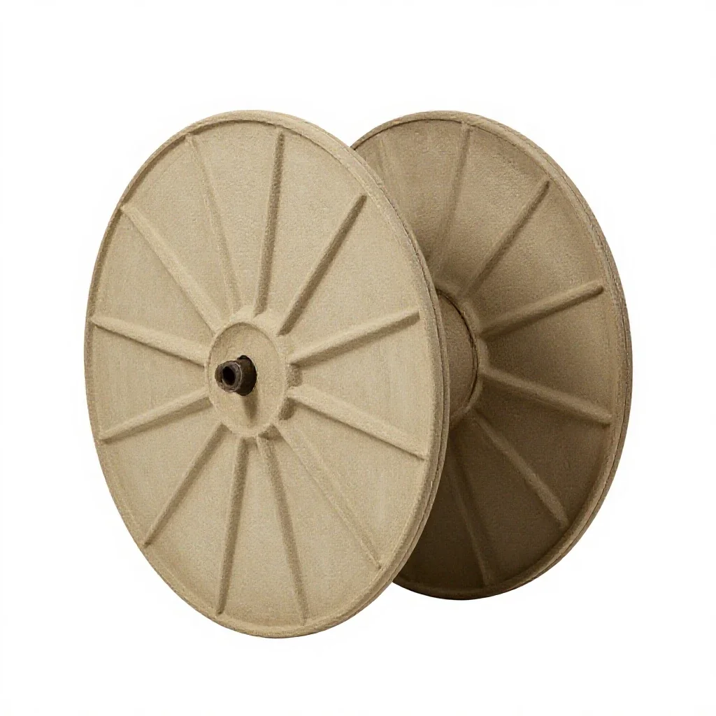 Hose reel isolated on a white background