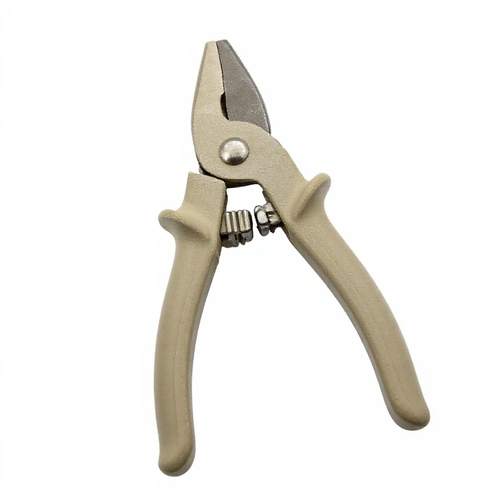 Pair of secateurs isolated on a white background