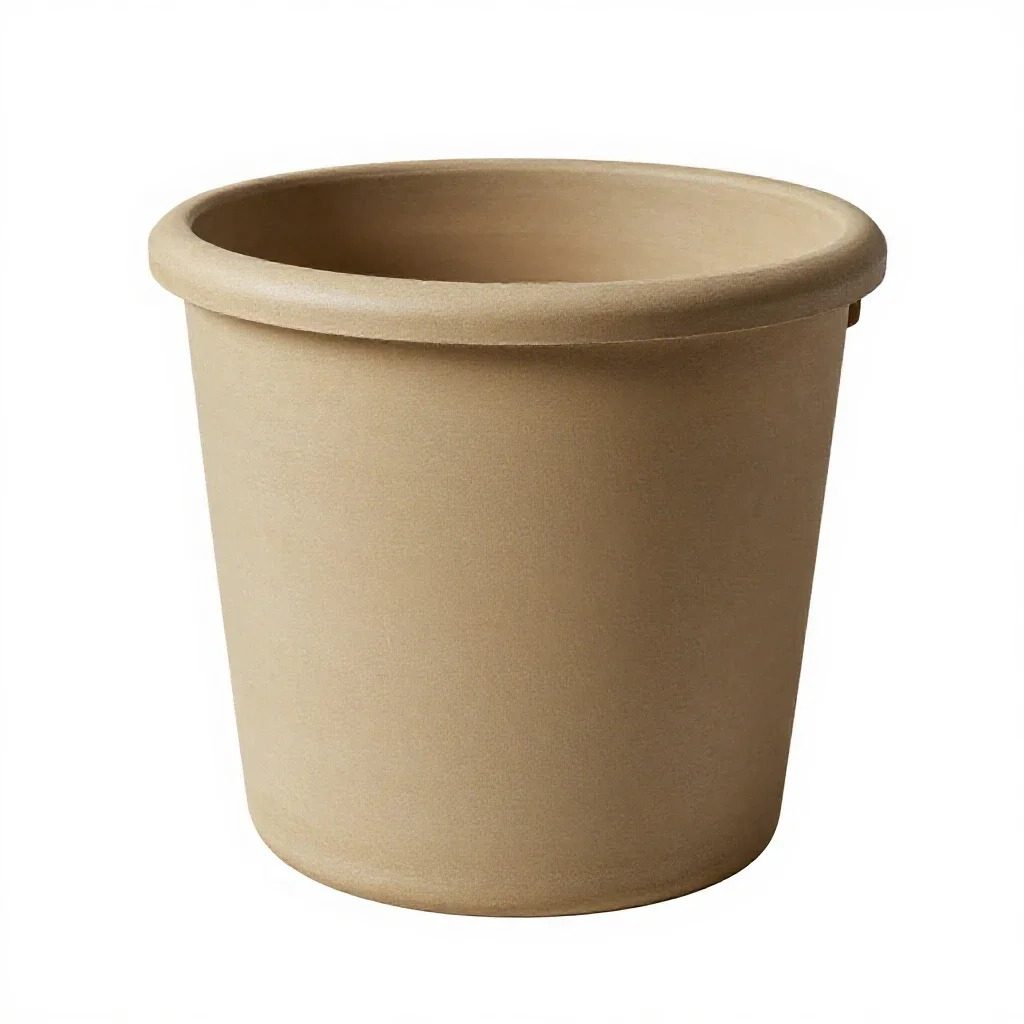 Rain barrel isolated on a white background