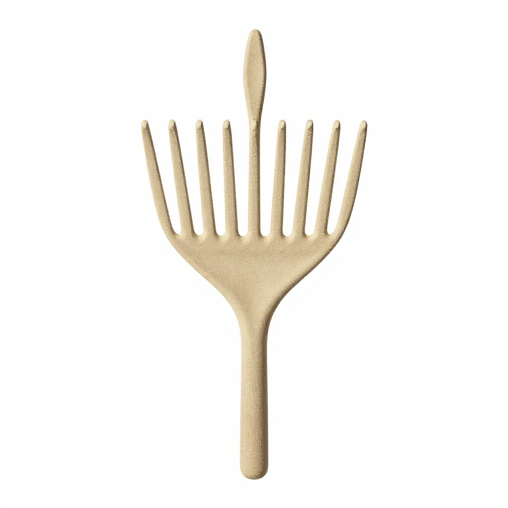 Rake isolated on a white background