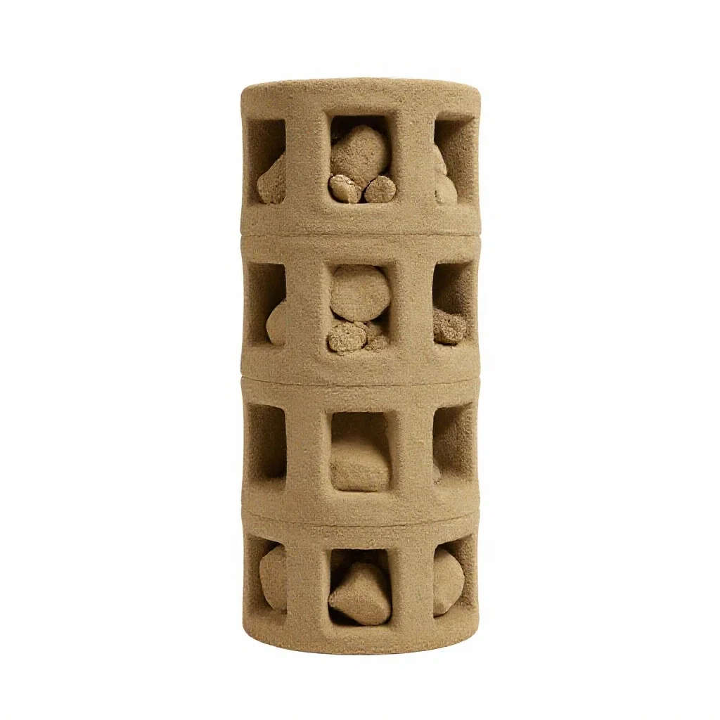 Worm farm tower isolated on a white background
