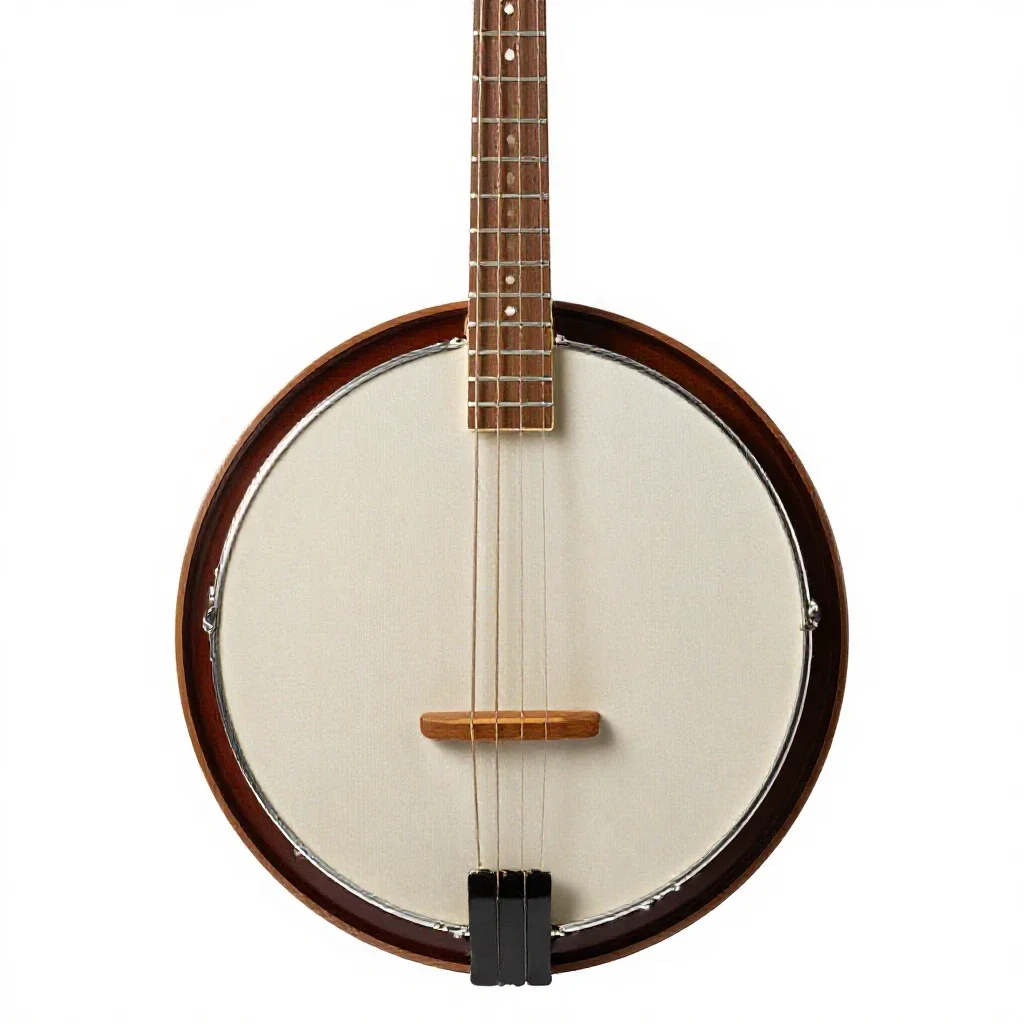 Banjo isolated on a white background