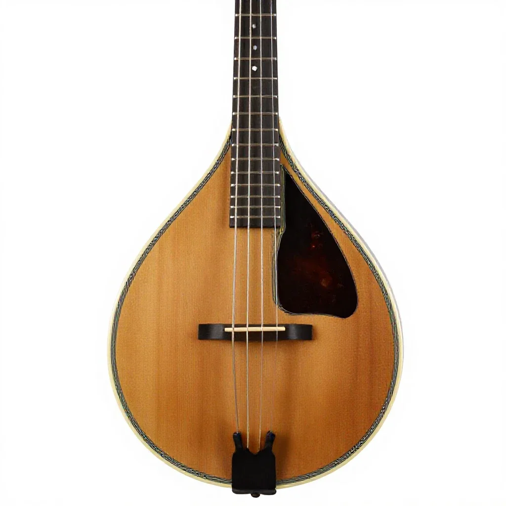 Mandolin isolated on a white background