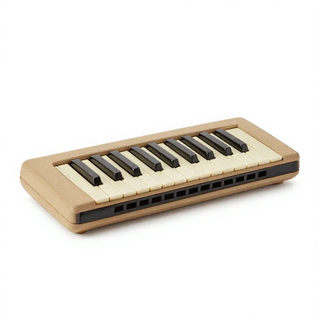 Melodica isolated on a white background