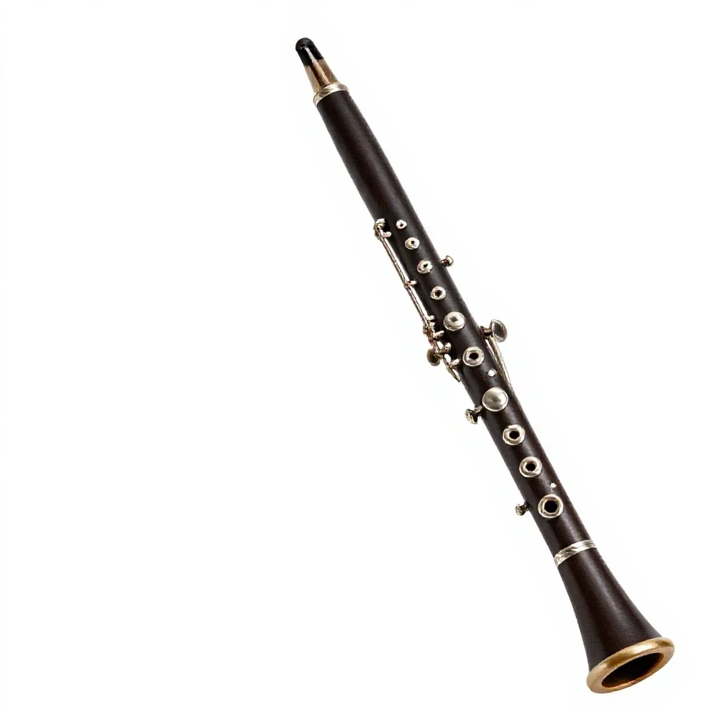 Oboe isolated on a white background