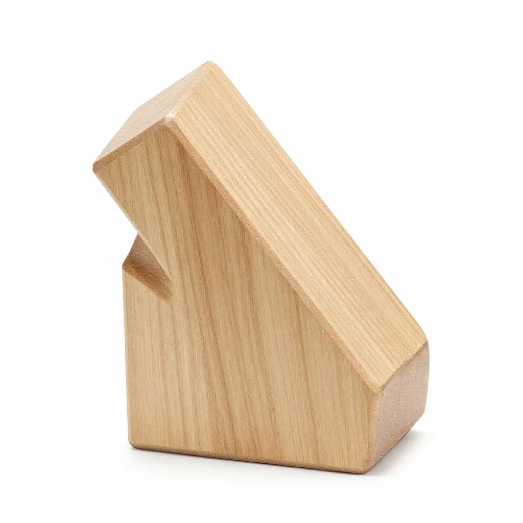 Knife block isolated on a white background