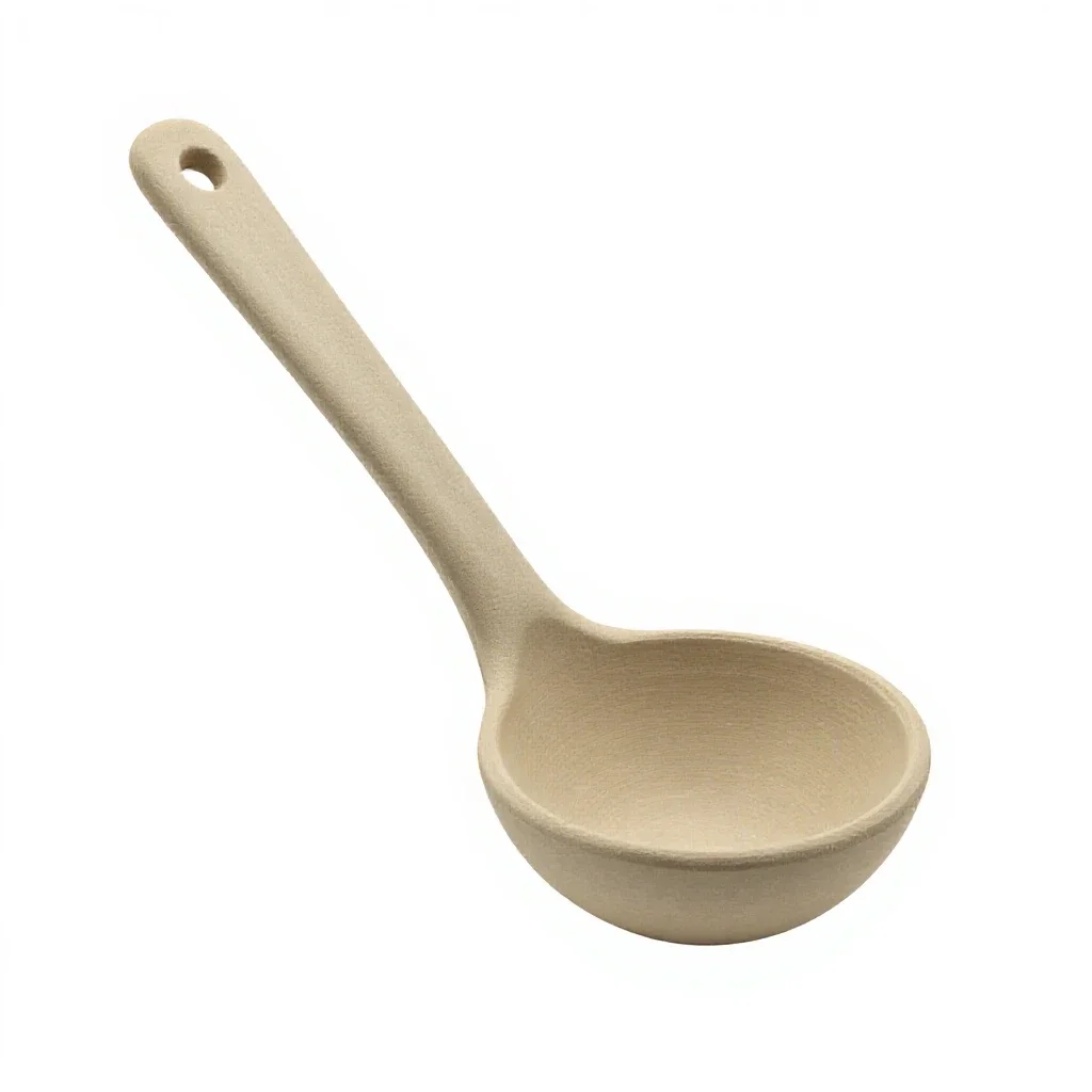 Soup ladle isolated on a white background
