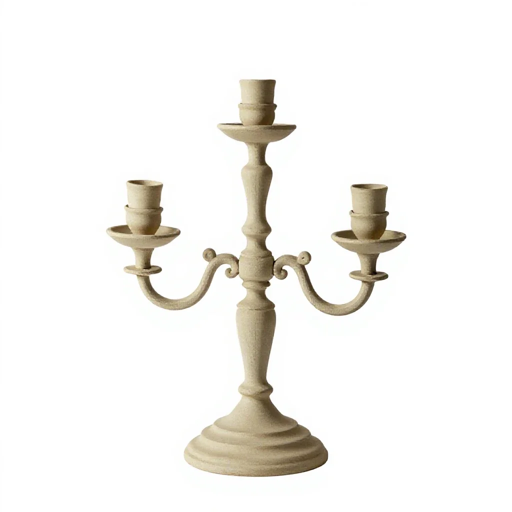 Candelabra isolated on a white background