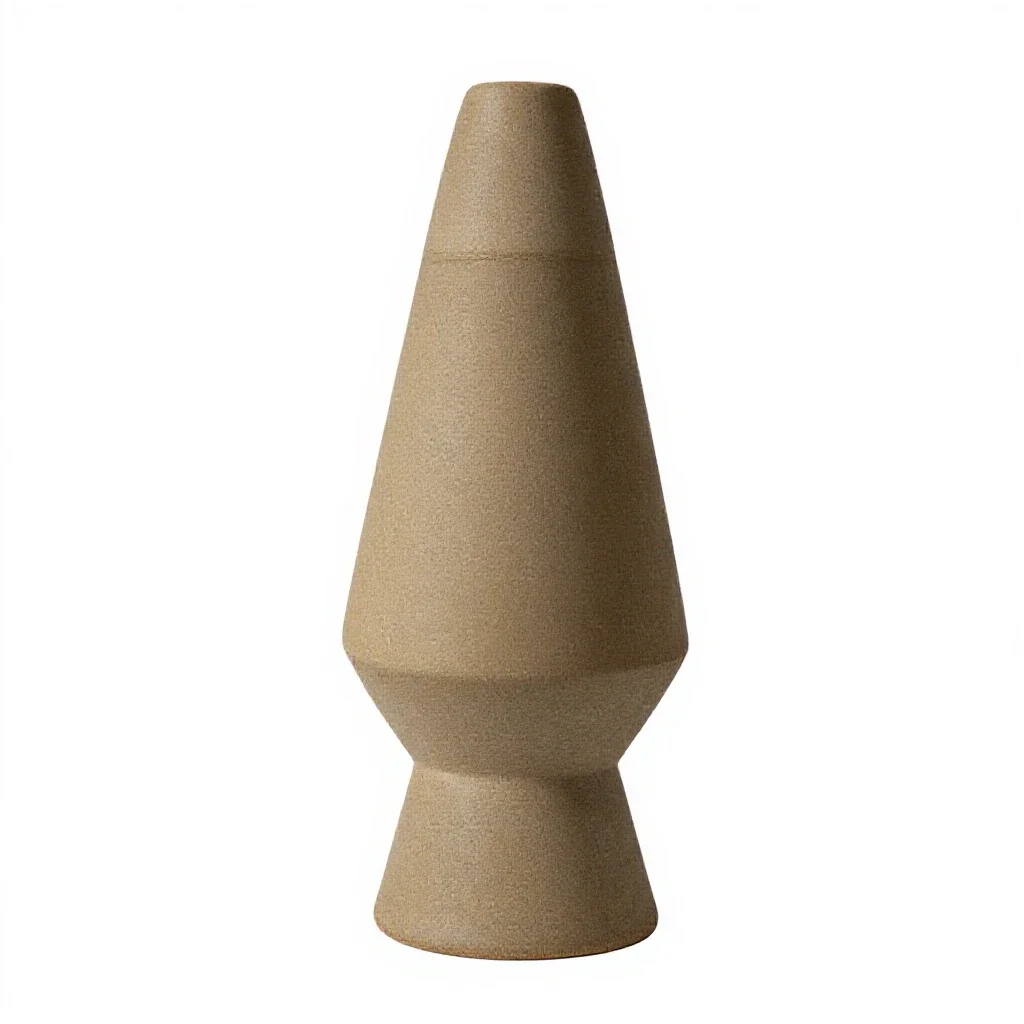 Lava lamp isolated on a white background