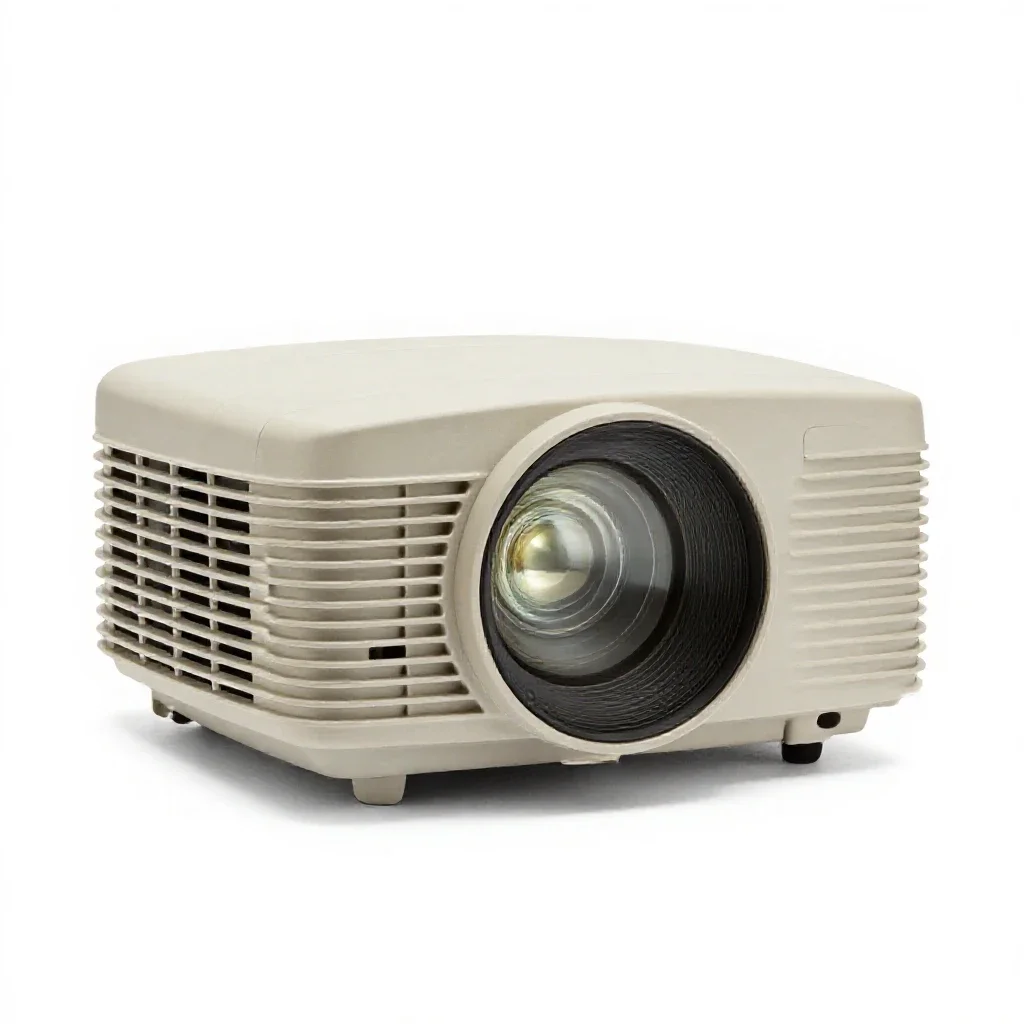 Projector lamp isolated on a white background