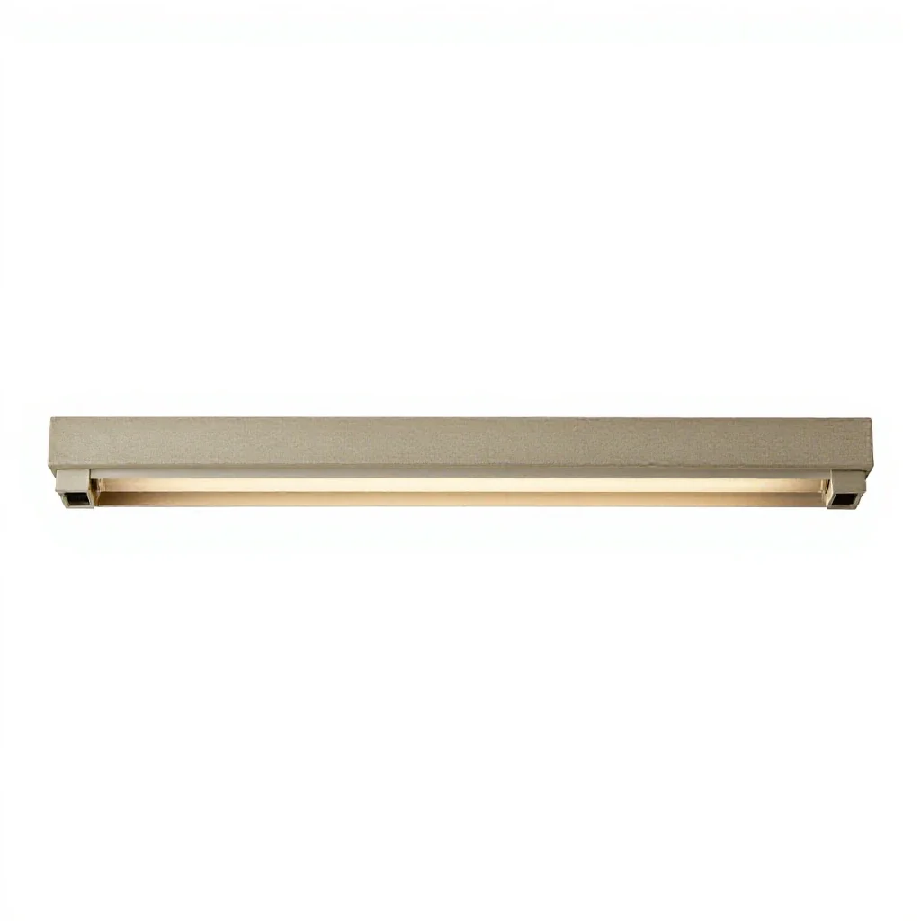 Track lighting bar isolated on a white background
