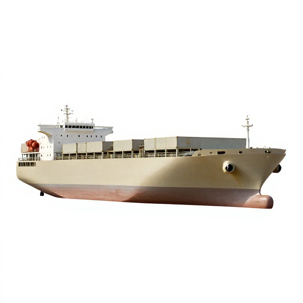 Cargo freighter aircraft isolated on a white background