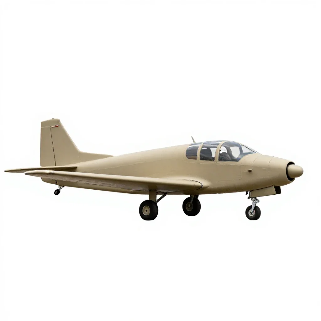Glider isolated on a white background