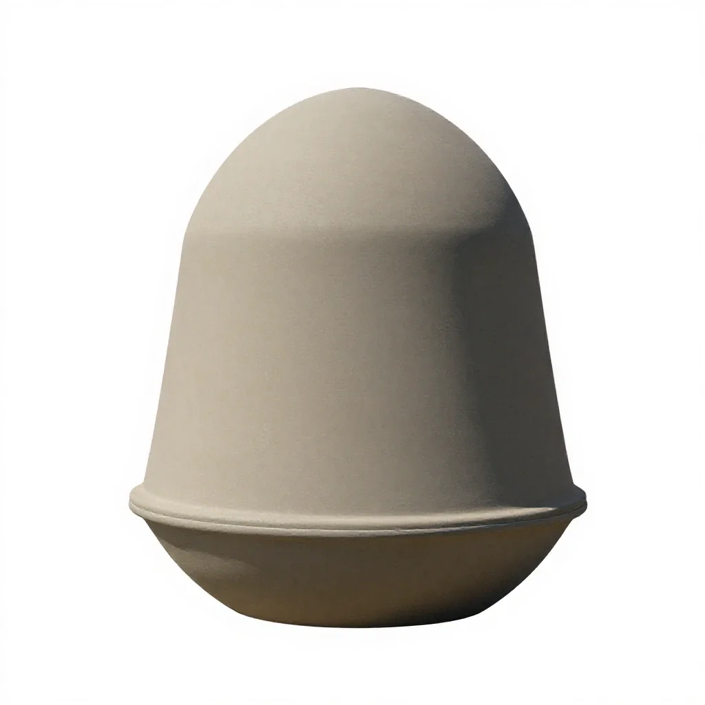 Orbital capsule isolated on a white background