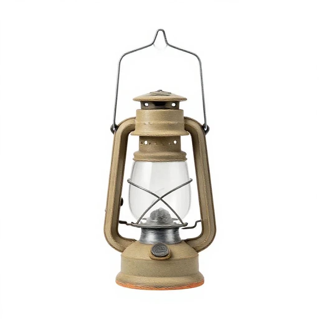 Camping lantern hook isolated on a white background